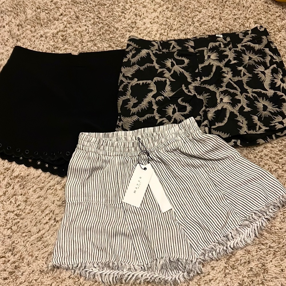 3 pairs of never been worn women’s size 2/4 shorts (fit like size 2)